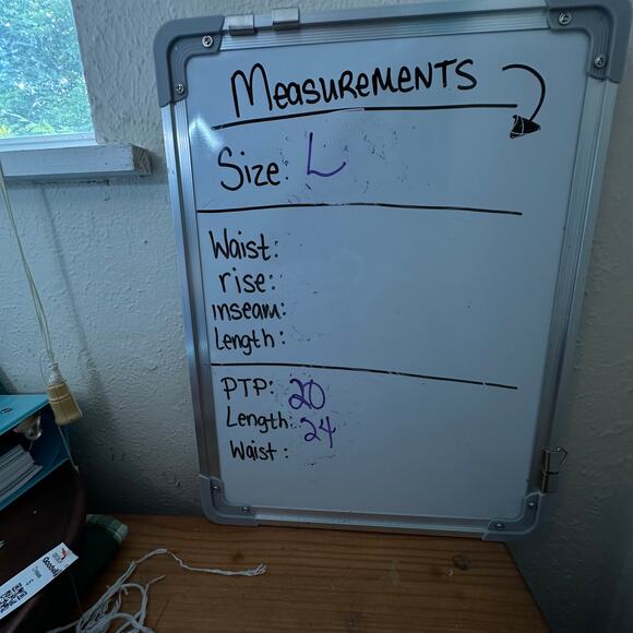 Chico's Woman's size 2 Large Dolman Short sleeve top Blue/Green Cotton Blend - Picture 7 of 7